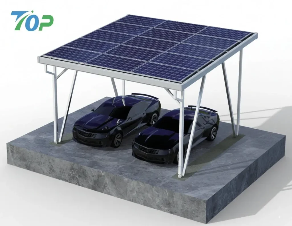 完全防水ソーラーカーポート（アルミ製太陽光発電カーポート）