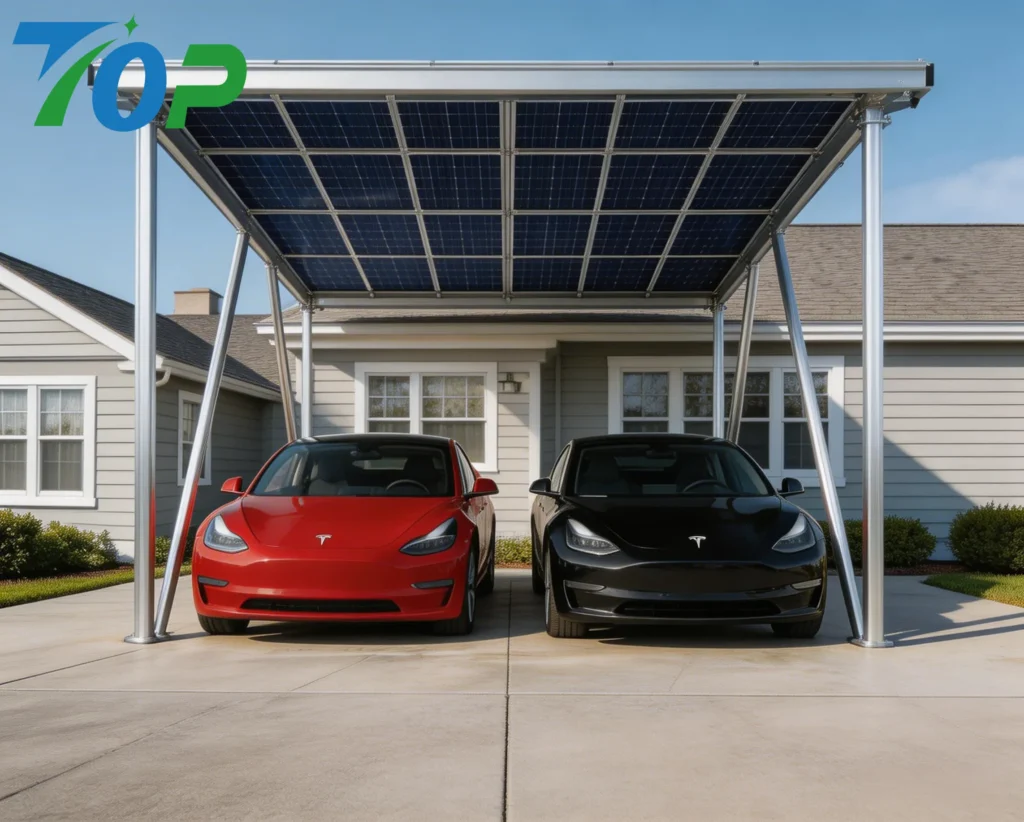 top solar アルミソーラーカーポート Ⅰ