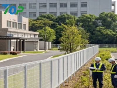48+38 分離式フェンスシステム|簡単施工・高安定性・耐食性 モジュール設計の48+38分離式フェンス、現場条件に応じて高さや長さを柔軟に調整可能