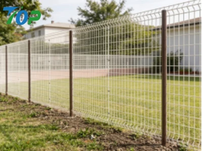 48+38 分離式フェンスシステム|簡単施工・高安定性・耐食性 視界や採光を妨げない48+38分離式フェンス、周囲の景観と調和するグリッド構造