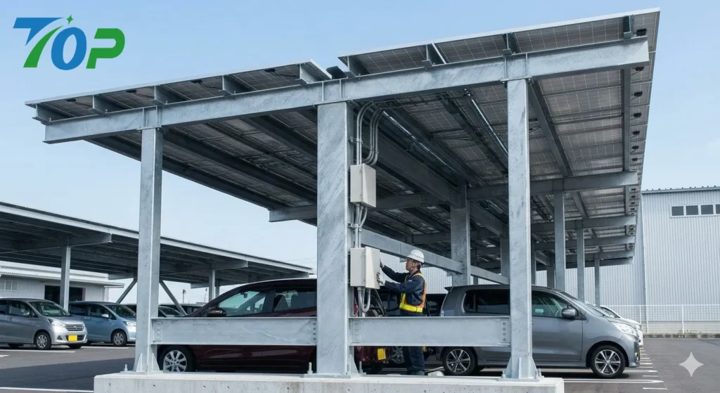 産業用ソーラーカーポート 産業用ソーラーカーポート