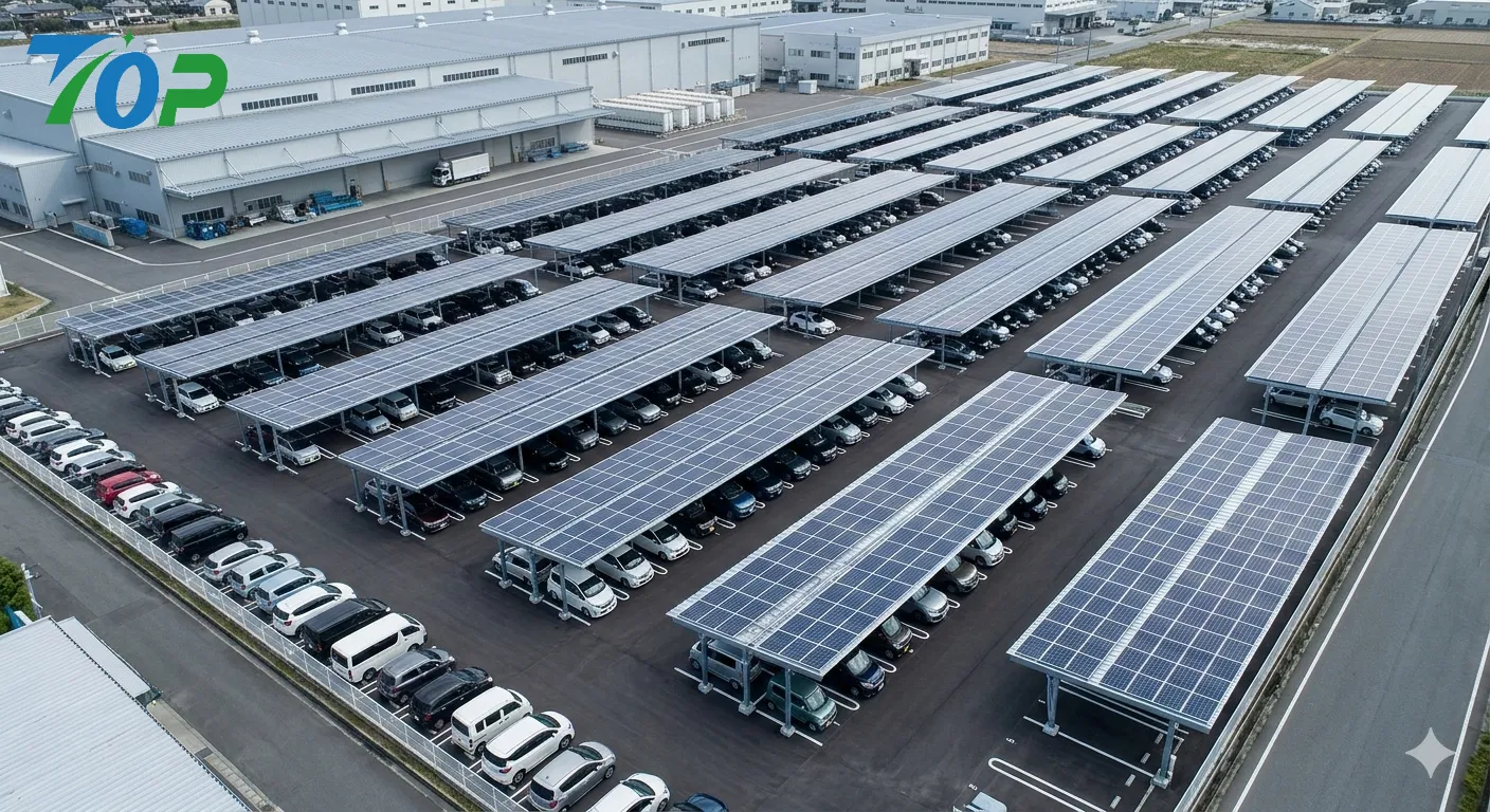 産業用ソーラーカーポート 産業用ソーラーカーポート