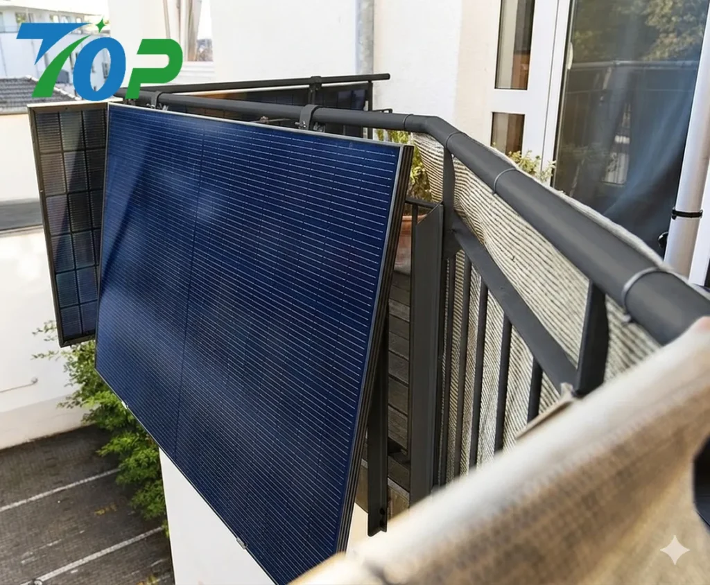 DIYで簡単に設置できるバルコニー用ソーラー架台