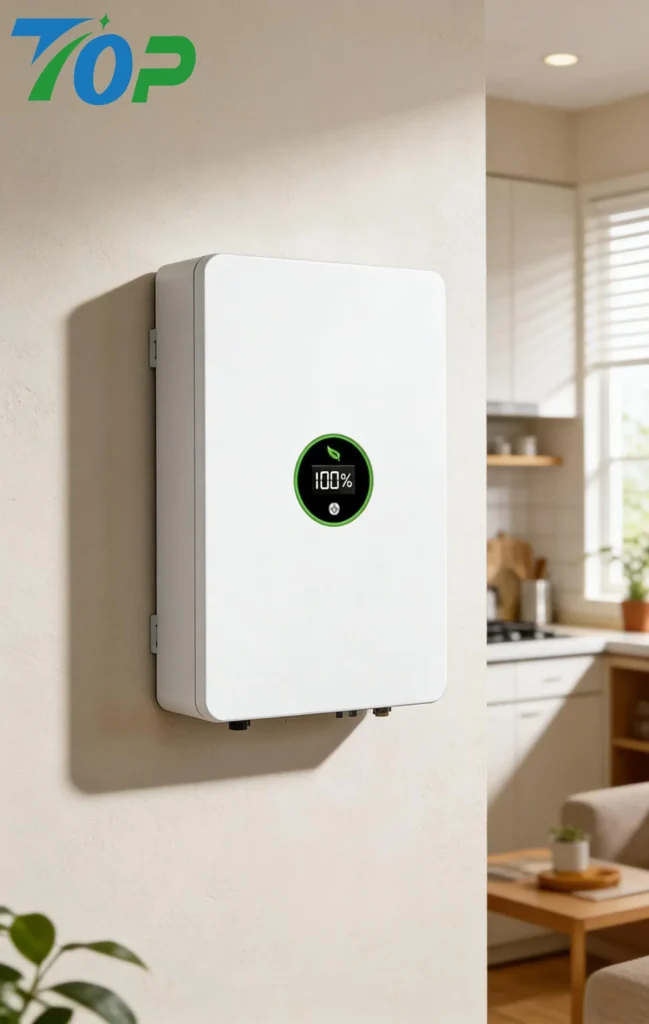 コンパクト設計の5.12kWh家庭用蓄電池本体