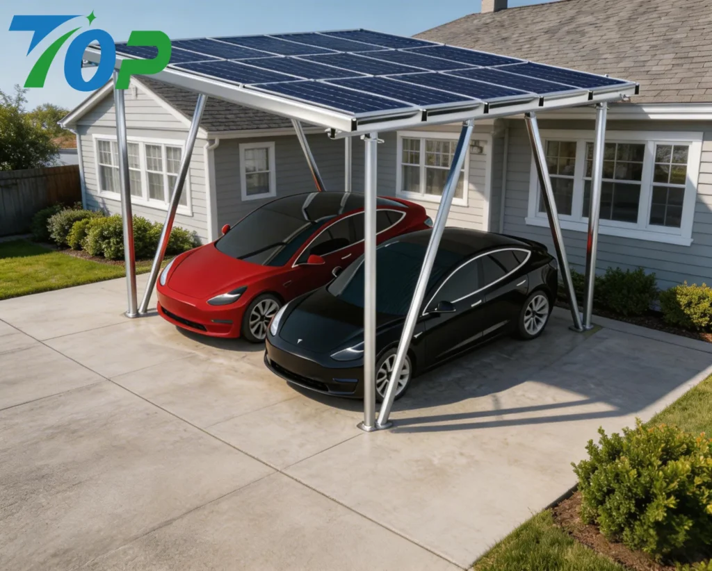 top solar 2d アルミソーラーポート