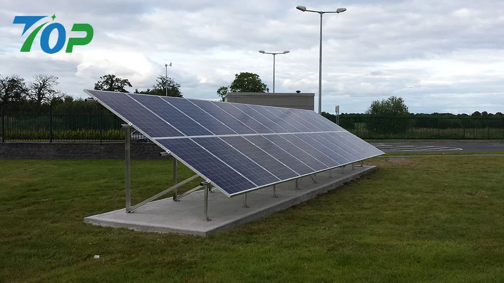 軽量高強度アルミ構造の太陽光野立て架台N型