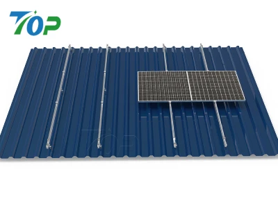 金属屋根用ソーラーパネル架台|L型金具+Bシリーズレール|高耐久・簡単施工・産業用対応 部品点数削減・施工時間短縮で施工が簡単なL型金具+Bシリーズレール架台