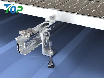 金属屋根用ソーラーパネル架台|L型金具+Bシリーズレール|高耐久・簡単施工・産業用対応 L型金具+Bシリーズレール架台の高強度アルミ合金構造