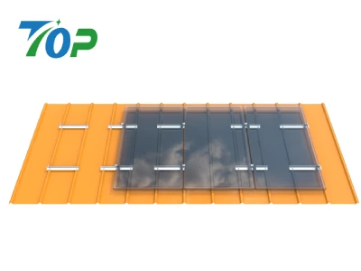 金属屋根用太陽光架台 ミニレールタイプ(Mini Rail) 高耐食材料(アルマイト処理アルミ・SUS304/410ボルト)採用の金属屋根用太陽光架台