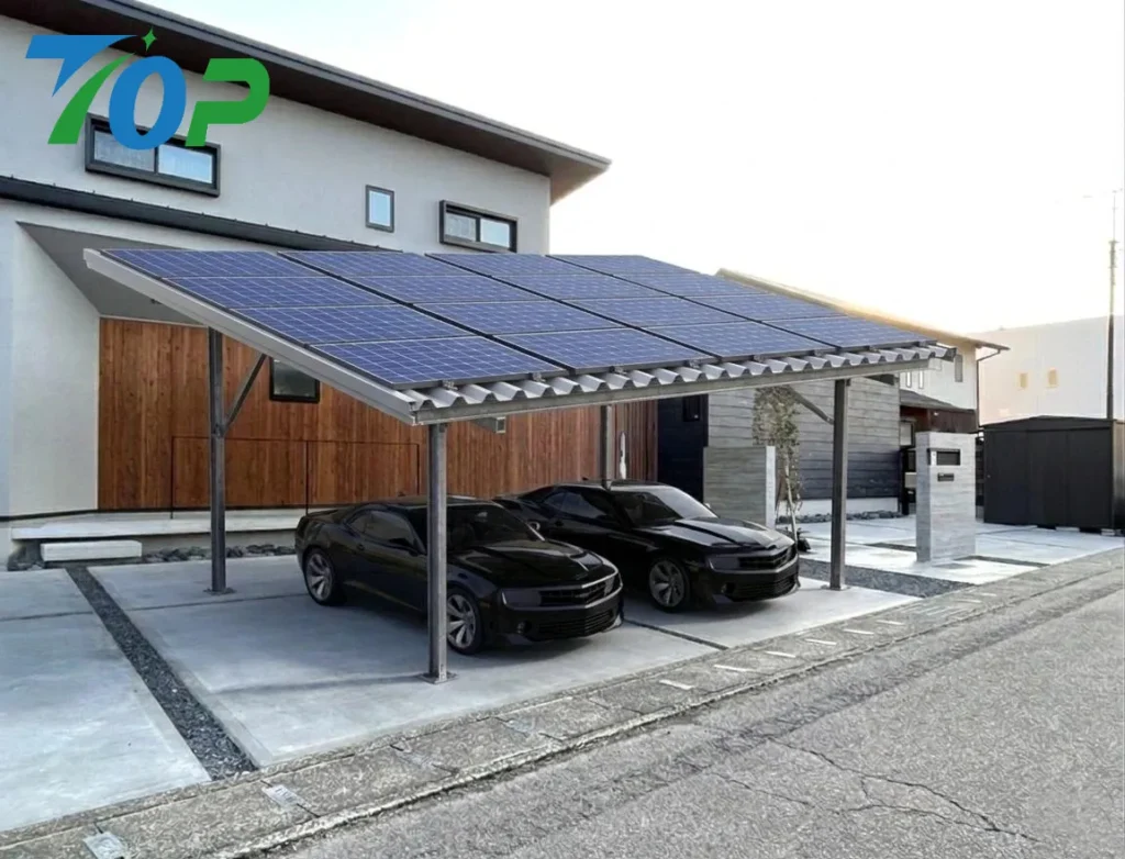 発電機能付き高コストパフォーマンスのソーラーカーポート