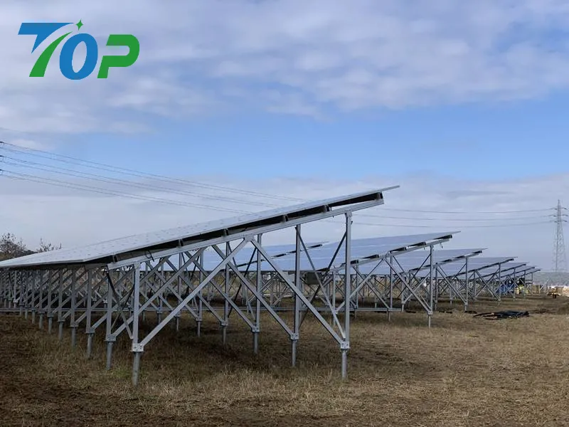 野立て用太陽光架台 w型