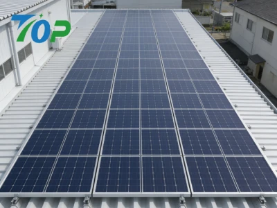 ハゼ式金属屋根用ソーラー架台|ハゼクランプ+H型レール 穴あけ不要のハゼクランプ式金属屋根用太陽光架台システム