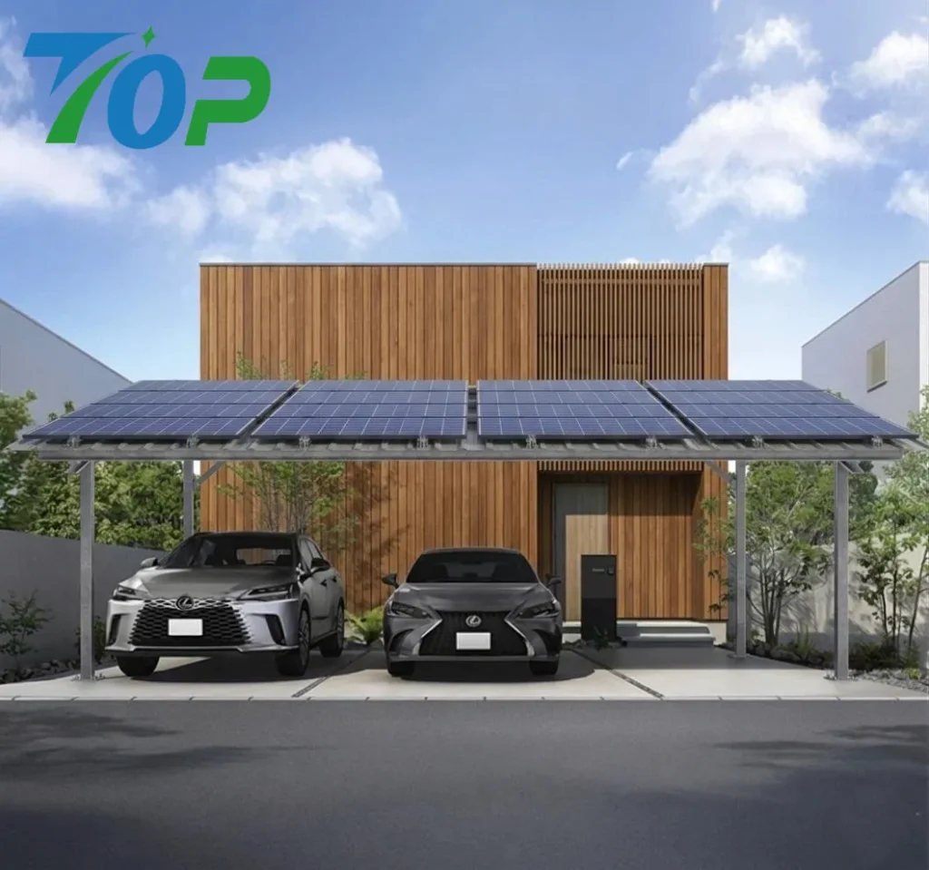 zam鋼板製ソーラーカーポート｜完全防水・高耐食スチール架台