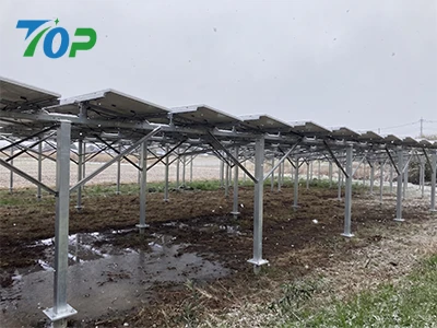営農型太陽光発電プロジェクト ZAM鋼架台 農地ソーラーシェアリング施工事例全体構成