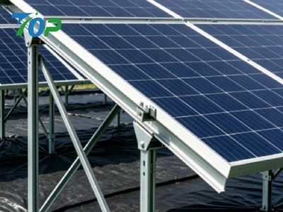 太陽光発電所におけるPP防草シート導入による施工コストとO&Mコスト削減イメージ