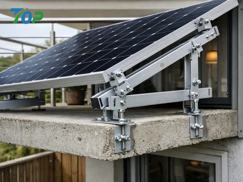 Balcony Solar Structural Installation Detail